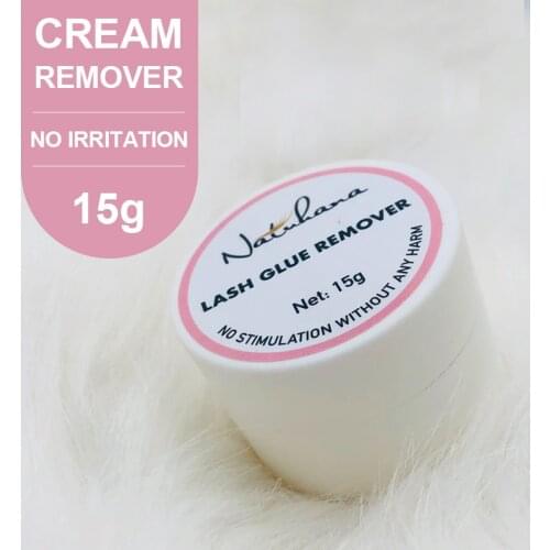 NATUHANA 15g Eyelash Extension Glue Remover False Eye lashes Makeup Removers Tool False Lash Glue Cream Remover