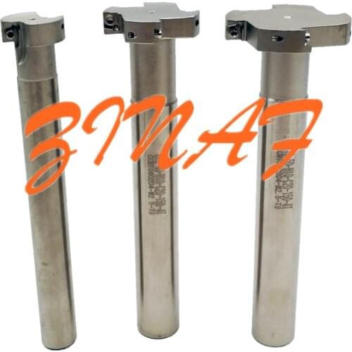 HTS T-Slot Milling Cutters D20-C14 C16 C20 C25 C32 2T/4T/6T Three sides disc slotted milling cutter For CCMT060204 Insert Set