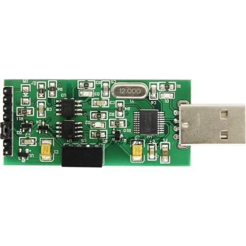 High-speed isolated USB to TTL serial power supply Optocoupler isolation 3.3V 5V TTL output module