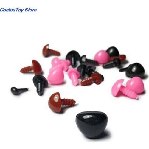100pcs/bag DIY Plastic Safety Triangle Nose Doll Plush Toys for Stuffed Animals Making