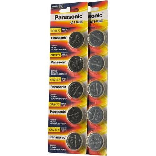 20pcs/lot New Battery For Panasonic CR2477 3V CR 2477 High Performance High Temperature Resistant Button Coin Batteries Cell