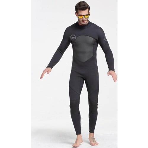 2017 Winter Outdoor Professional Snorkeling Diving Suits Men Swimwear Rashguard Man One Piece 3MM Neoprene Wetsuit Black M-3XL
