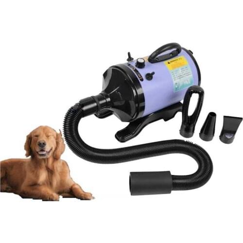 2600w Pet Dry Dog Hair Dryer For Dogs Grooming Blower For Small Medium Large Pet Warm Wind Grooming Shower Motor Fast Ship