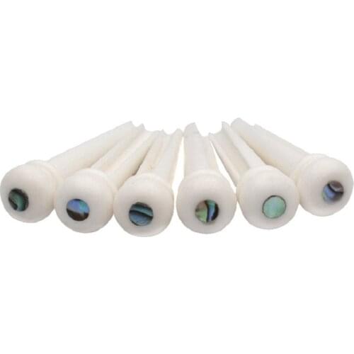 6PCS Buffalo Bone Acoustic Guitar Bridge Pins Acoustic guitar Luthier