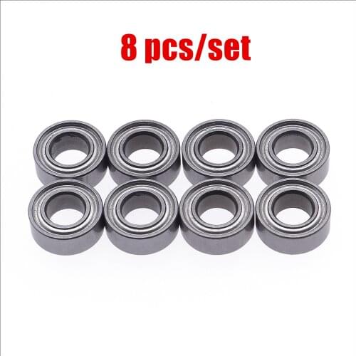 8pcs 5x10x4mm/10x15x4mm steel shield ball bearing for rc hobby model car 1-10 ECX 2WD series upgraded hop-up parts