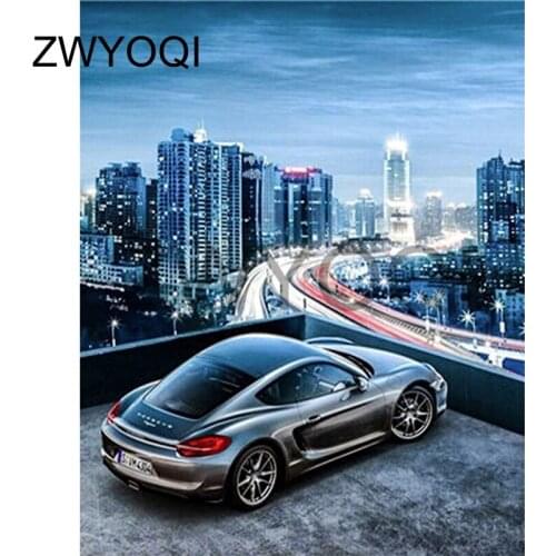 DIY 3D Diamond painting Sports car Full Square Diamond embroidery Cross stitch Sports car Full Round Diamond mosaic Sports car