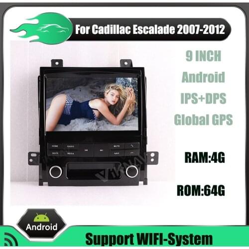 Android Car Radio For Cadillac Escalade 2007 2008 2009 2010 2011 2012 car DvD Multimedia Gps Navigation Stereo Vedio Receiver