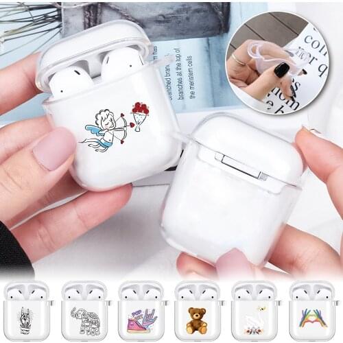 Soft Silicone AirPods Case for Apple Airpods Pro A2084 A2083 Cute Avocado Pattern Charging Box Drop-proof Protective Case