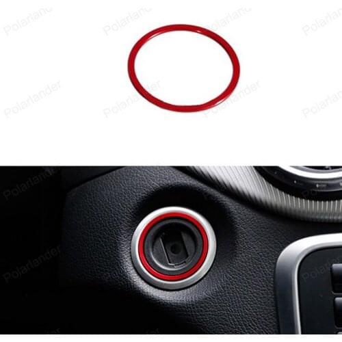 For Benz Class A Class C GLA CLA200 C260L Ignition Engine Start Stop switch cover decoration Key ring