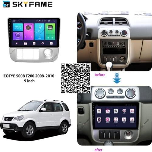 For Zotye 5008 T200 2008-2010 Car Radio Stereo Android Multimedia System GPS Navigation DVD Player