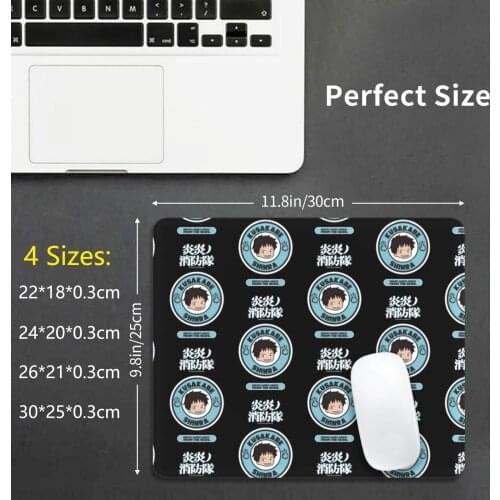 Fire Force : Kusakabe Shinra Chibi Mouse Pad DIY Print Fireforce Fire Force Kusakabe Shinra Anime Manga