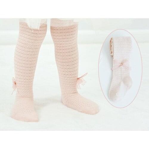 Summer Mesh Baby Tights Infant Girl Toddler Newborn Kids Pantyhose Lace Bow Hosiery Kids Stockings Children Tights