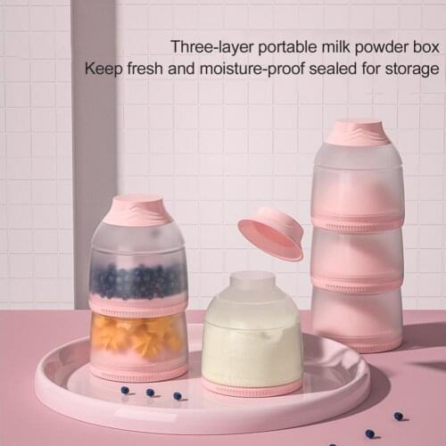 Matte Surface Durable Various Opening Snack Storage Container Baby Ware Snack Storage Container Good Sealing for Trip