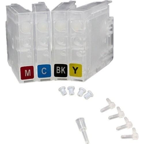 A set CMYK hp711 no chip ink cartridges without chip