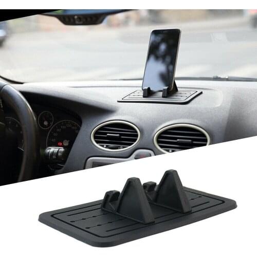 Car Dashboard Anti-Slip Rubber Mat Mount Holder Pad Stand For Cell Phone GPS Various Dashboards Desk Phone Holder Mat