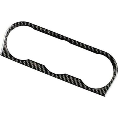 For Subaru Forester XV 2013-2018 Car Real Carbon Fiber AC Air Conditioning Switch Panel Cover Trim Frame Accessories
