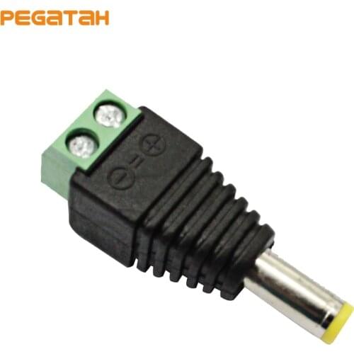 10 PCS female DC Power Jack & Plug Screw-on Wire Connector for cctv camera system