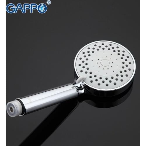 Gappo Bathroom hand shower bath shower shower massage rainfall SPA hand Shower Head ABS chrome water save sauna mixer tap GA07