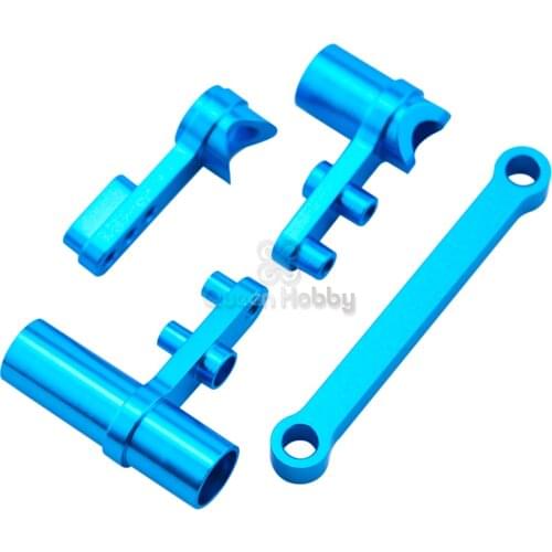 HSP 102057 102257 122257 Aluminum Steering Servo Saver Complete Set Upgrade Parts For RC 1:10th RC Model Car 02025 02075