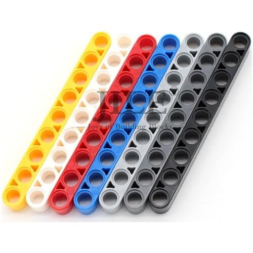 Technology Liftarm 1x9 Thick 40490 Building Blocks Bricks Model Compatible with Accessories Parts Combination Science Mechanical