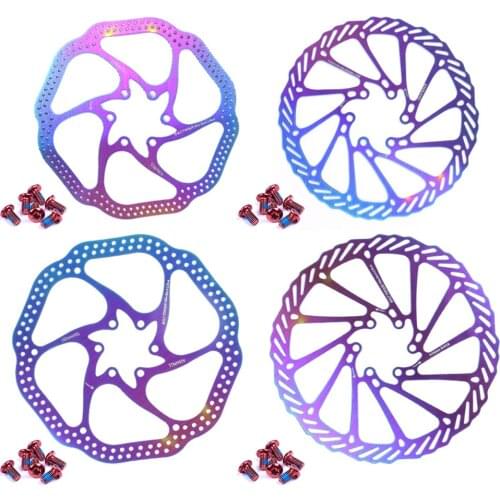 Bicycle Brake Disc Rotor Stainless Steel Centerline 160mm 180mm Stainless Steel MTB Brake Disc Rotors with 6 Bolts