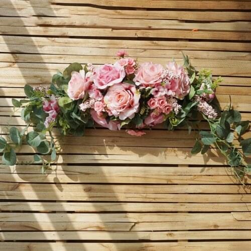 Artificial Flower Wreath Door Threshold Garland Home Wedding Party Wall wedding Decor Home Decoration Accessories