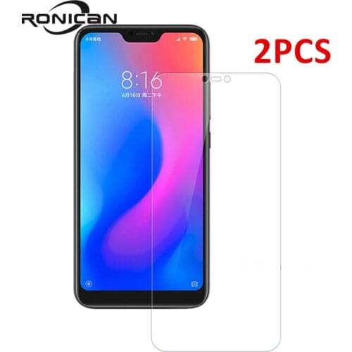 2PCS For Glass Xiaomi Mi A2 Lite Screen Protector Tempered Glass For Xiaomi Mi A2 Lite Glass Redmi Note 6 Protective Phone Film
