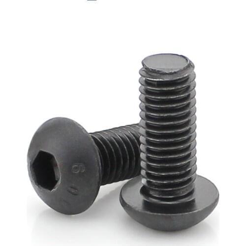10PCS-M8*10-60 2PCS-M8*70/80/90/100 ISO7380 10.9 Round Head With Hexagonal Screws High Strength Mushroom Head