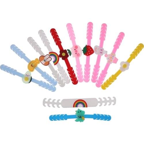 2Pcs Cartoon Silicone Hook Strap Holder Extension For Mask Ear Protector