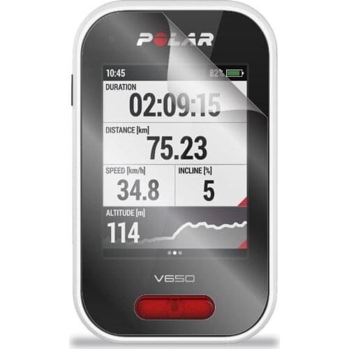 3x Anti-Scratch Clear LCD Screen Protector Cover Shield Film for Bike GPS Polar V650 Bike Training Cycling Computer Accessories