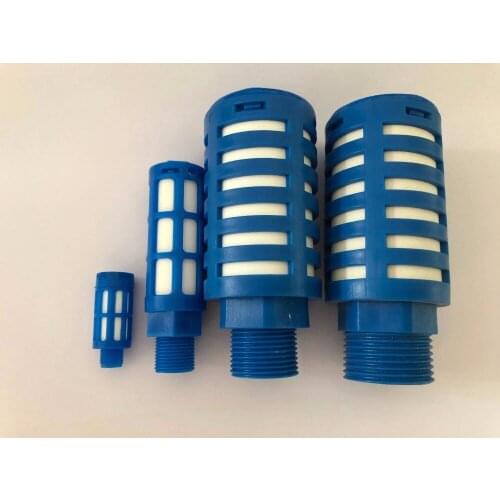 5pcs Plastic muffler PSL multicolour 1/8 1/4 3/8/1/2 3/4 electromagnetic valve muffler pneumatic muffler