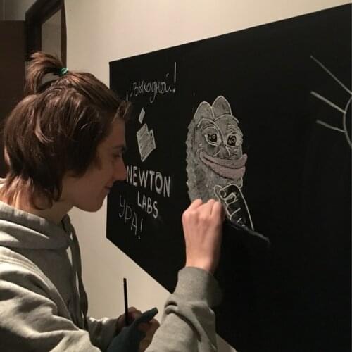 60*200CM Wall Stickers Blackboard children drawing toy Vinyl Chalkboard paint chalk paint wall