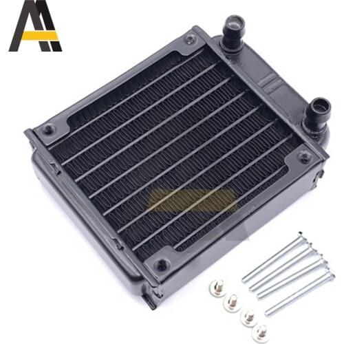 80 Straight Radiator Water Cooling Row Interface Computer Water Cooling Heatsink CPU Aluminum Heat Dissipation Radiator Industry