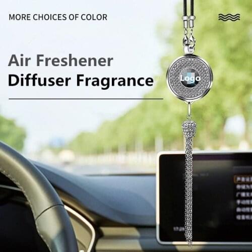 Car Logo Pendant Air Freshener Diffuser Perfume Bottle Rear View Mirror Pendant Perfume All Car Brands