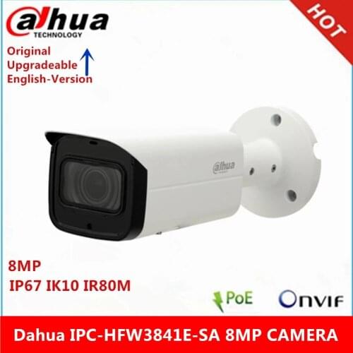 Dahua IPC-HFW4831T-ASE IP67 IK10 8MP WDR IR80 Meter Mini Bullet POE Camera