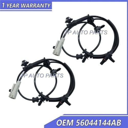 2 Pieces ABS Wheel Speed Sensor OEM 56044144AB Compatible With Jeep