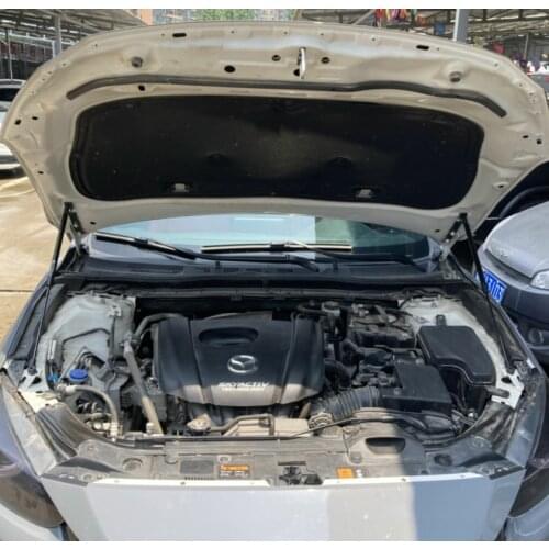 For 2013-2019 Mazda AXELA Hybrid BY sedan Front Bonnet Hood Modify Gas Struts Carbon Fiber Spring Damper Lift Support Absorber