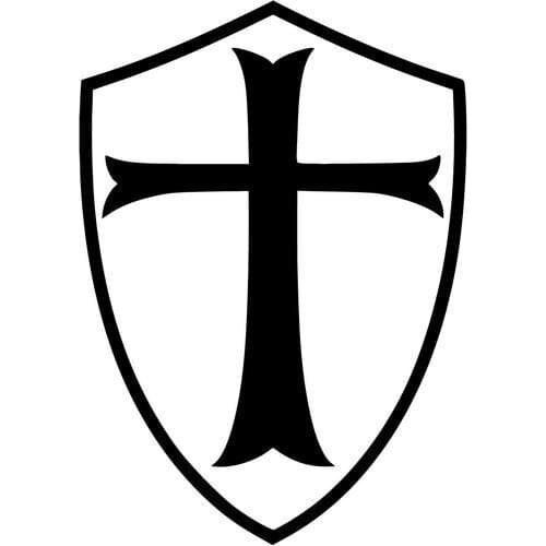 For Knights Templar Home Decor Car Truck Window Decal Sticker