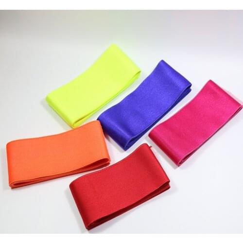 Colour spandex Elastic Bands 60MM Smooth surface Elastic Webbin Clothing Bags Trousers Elastic Rubber 6CM DIY Sewing Accessories
