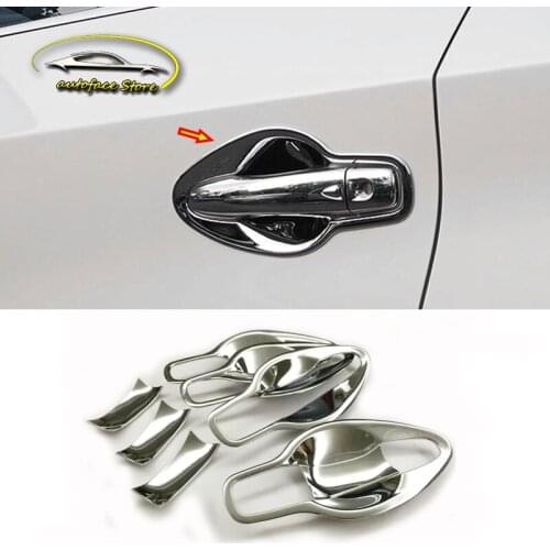 ABS Chrome For Nissan Murano 2015 2016 2017 2018 2019 2020 Accessories Car Door Protector Handle Bowl Cover Trim Car Styling
