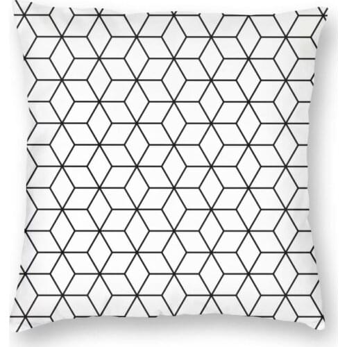 Sacred Geometry Abstract Pattern Square Pillow Case Home Decorative Cushions Throw Pillow for Living Room Double-sided Printing