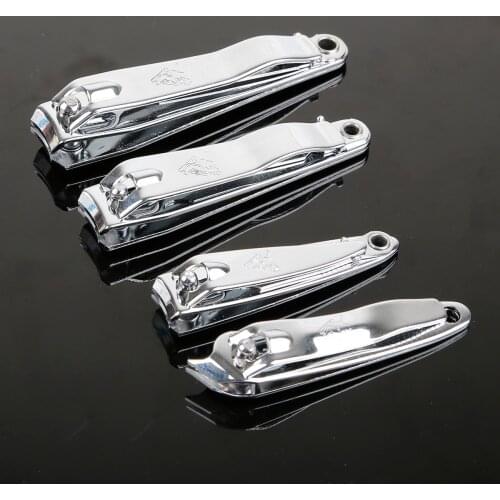 4 Size Carbon Stainless Steel Nail Clipper Cutter Professional Manicure Trimmer High Quality Toe Nail Clipper with Clip Catcher