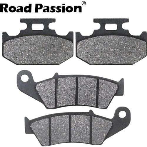 Motorcycle Front & Rear Brake Pads For KAWASAKI KX125K1 KDX200H KDX220R KLX250R KX250K1 KX500 KLX650R KLX650C 93-96
