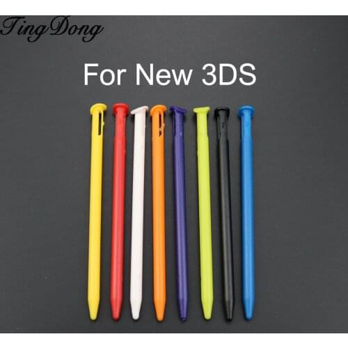 TingDong 200pcs/lot Multi-Color Plastic screen Touch Stylus Pen For NEW Nintendo NEW 3DS