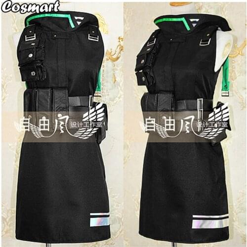 [Customize] Game Arknights Gavial Black Uniform Suit Cosplay Costume Halloween Outfit For Women Men New 2020