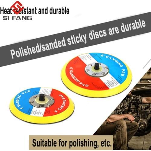 5" 6" Back-up Sanding Pad Sander Backing Plate Hook Loop Velcro for Polishing & Grinding Abrasive Power Tools Accessories