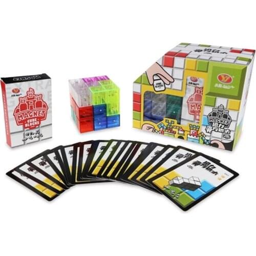 Yongjun DIY Educational Toys Plastic Magic Cube Magnetic Building Blocks For Children