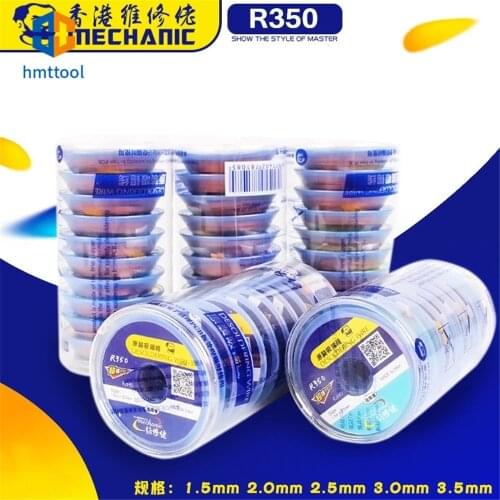 MECHANIC R350 Solder Wick Remover Desoldering Wire 1.5/2.0/2.5/3.0/3.5MM Desoldering Braid BGA Welding Repair Tools