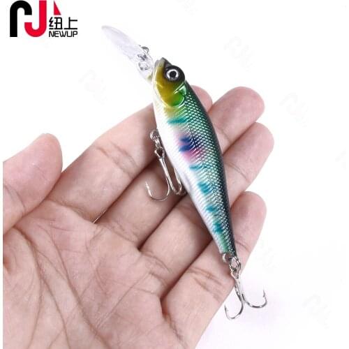 NEWUP 1Pcs Fishing Lure 11.8g 11cm Jig Bait Wobbler Spinner Spoon Winter Sea Ice Minnow Tackle Pesca Swimbait Isca Artificia