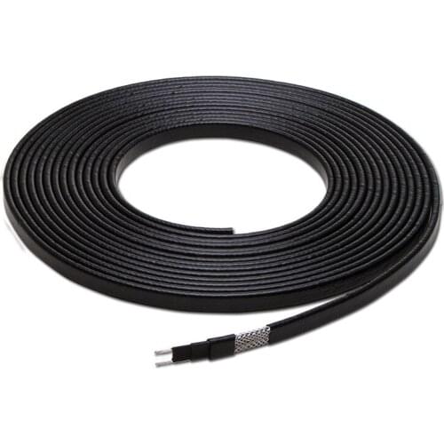 20W/m Low Temperature Self-regulating Heating Tape Snow Melting Drain Water Pipe Freeze Protection Heat Cable